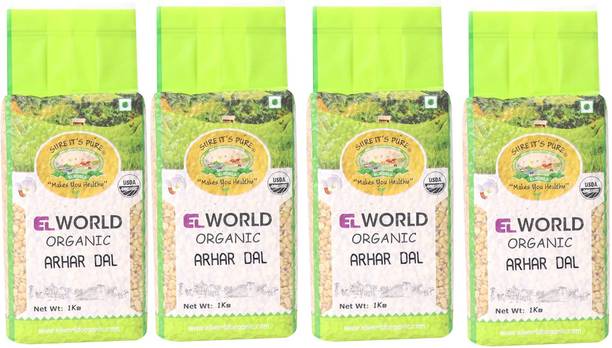 ELWORLD Organic Yellow Toor/Arhar Dal (Whole)