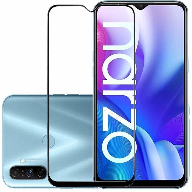 DropFit Edge To Edge Tempered Glass for Realme Narzo 20A