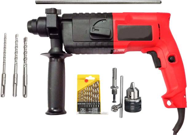 ISC High Performance 20mm Rotary Hammer Drill Machine With Attachments Pistol Grip Drill