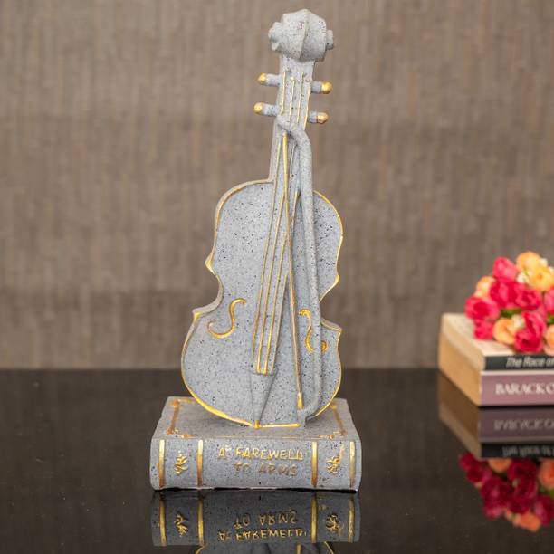 TIED RIBBONS Musical Instruments Showpiece for Home Decor Wall Shelf Table Top Decorative Showpiece  -  27.5 cm