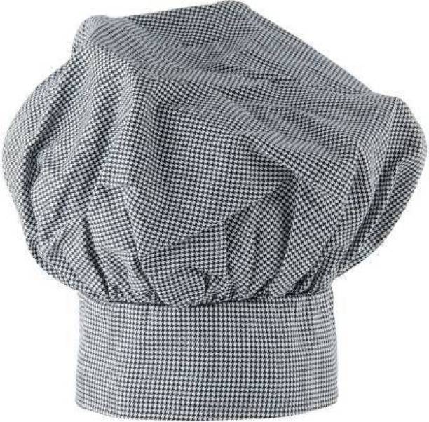 adhyah Chef Hat Adjustable Kitchen Cooking Chef Cap Size for Unisex Adult checks Chef Hat