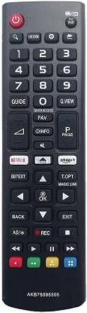 cellwallPRO LCD/LED Smart TV Remote LCD/LED Smart TV Remote Compatible for LCD/LED TV Remote Controller (Black) LG Remote Controller