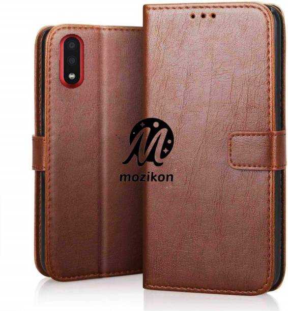 MOZIKON Flip Cover for Samsung Galaxy M01