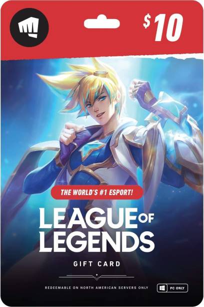 League of Legends $10 Gift Card - NA Server Only for PC