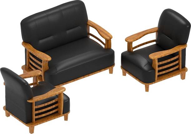 Sekar Lifestyle Home & Office Series Leatherette 2 + 1 + 1 Sofa Set