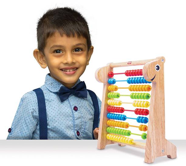फनस्कूल Giggles - Abacus, Multicolour Wooden Educational toy, Early Math skills