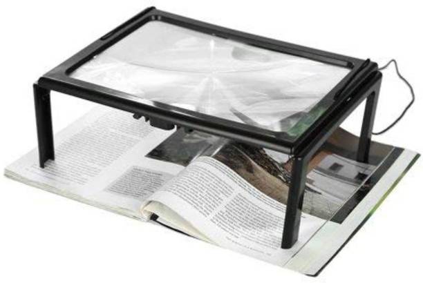 Bellveen Magnifier A4 Full Page Large Hands-free Magnifying Glass Lens for Reading 2.5 Magnifying Glass