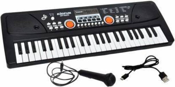 FILLYRUN 49 keys PREMIUM KEYBOARD / PIANO FOR KIDS WITH MICROPHONE AND USB POWER Analog Portable Keyboard