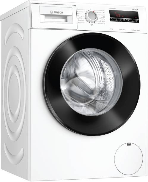 BOSCH 8 kg INVERTERTOUCHCONTROL,1200RPM Fully Automatic Front Load Washing Machine with In-built Heater White