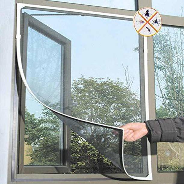Divyanshi Polyester Adults Washable Insect Net, White, 4X4 ft Window Mosquito NET Mosquito Net