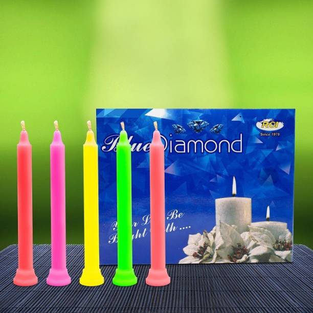 AuraDecor Blue Diamond 3*15 candles Candle