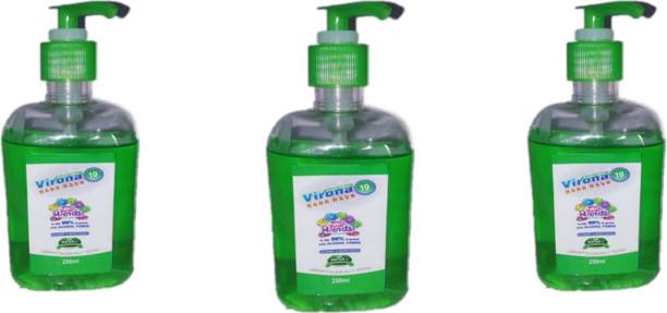 virona 19 MEDICATED HAND WASH Hand Wash Pump + Refill