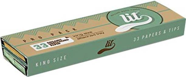 LIT Unbleached Rolling Papers Unruled King Size 14 gsm Paper Roll