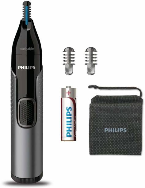 PHILIPS NOSE EAR EYEBROW TRIMMER Trimmer 120 min  Runtime 2 Length Settings