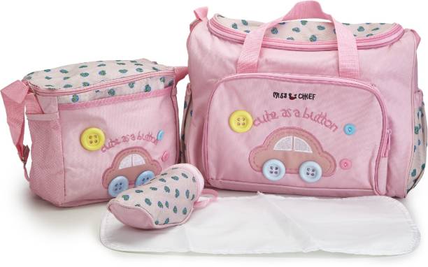 Miss & Chief by Flipkart TheMomsWorld Insulated Multipurpose 3 in 1 Diaper Bag with Diaper Changing Mat Insulated Multipurpose 3 in 1 Diaper Bag with Diaper Changing Mat