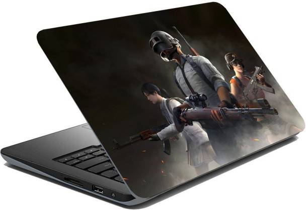 wallpics PUBG Laptop Skin Fully Waterproof Vinyl Sticker For and All Models (12X16inch) lap5243 Vinyl Laptop Decal 16.1