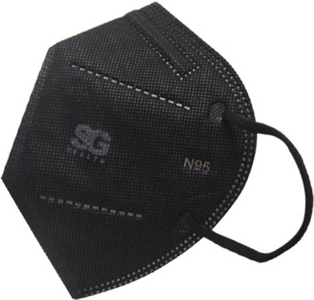 SG HEALTH N95 Anti Pollution mask reusable outdoor protection mask( Black )