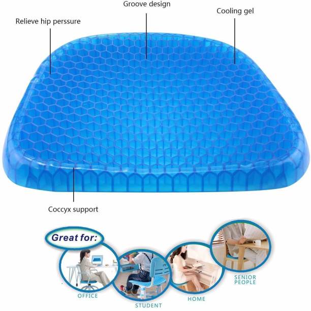 Health Track Silicon Multipurpose Cushion For Chair Back / Lumbar Support