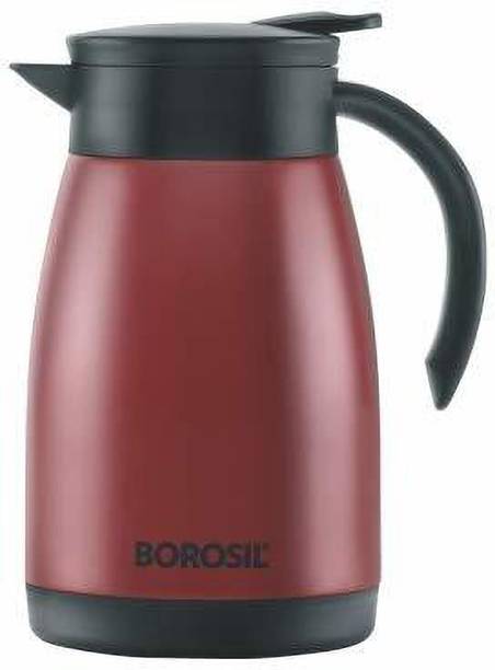 बोरोसिल Stainless Steel Teapot- Vacuum Insulated, Silver 1.5 L केतली जग