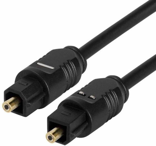 Hybite Fiber Optical Cable 1.5 m Toslink Digital Fiber Optical Cable (Black) (1.5 Meters)