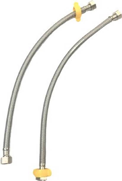 Faith Shoppe 2 pcs 18 Inch Grip Connection Pipe for Geyser, Sink, Cistern Tank, Hose Pipe 20 mm Plumbing Pipe
