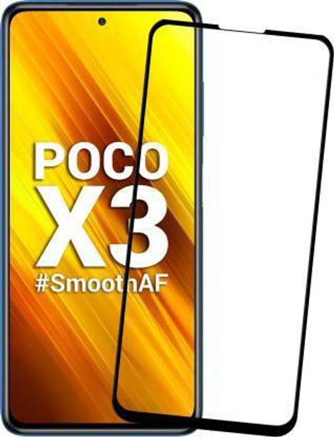 MOBIRUSH Edge To Edge Tempered Glass for Xiaomi Poco X3