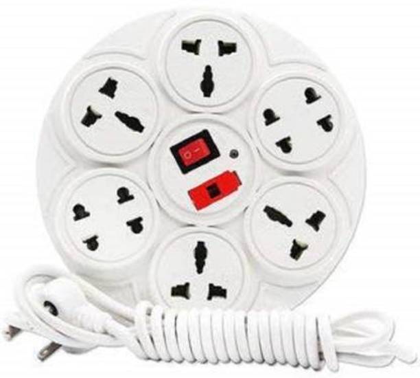 Smartsavers 8+1 6 Amp Universal Multi Plug Point Extension Board (Cord Length: 2.0 Meter) 8  Socket Extension Boards