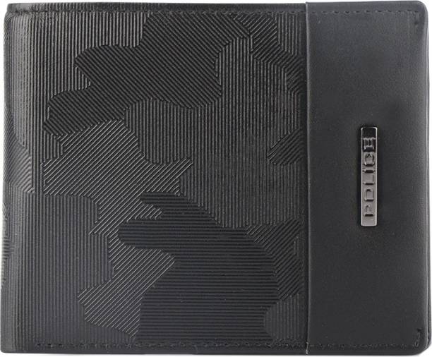 POLICE Boys Casual Black Genuine Leather Wallet