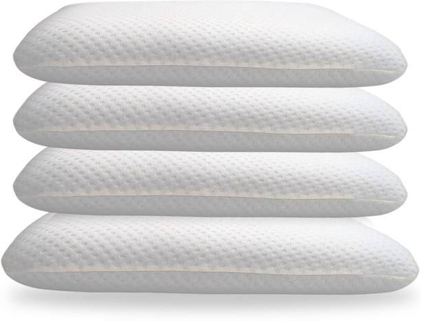 Sleepsia Memory Foam Orthopaedic Pillow Pack of 4 Geometric Ventilated Memory foam Pillow