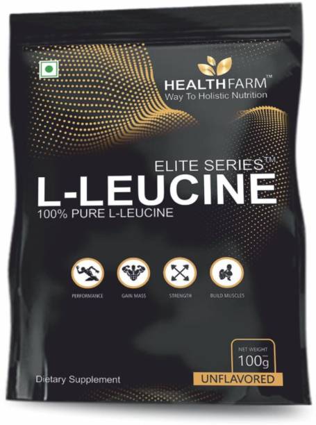 HEALTHFARM Elite Series 100% Pure L-Leucine EAA (Essential Amino Acids)