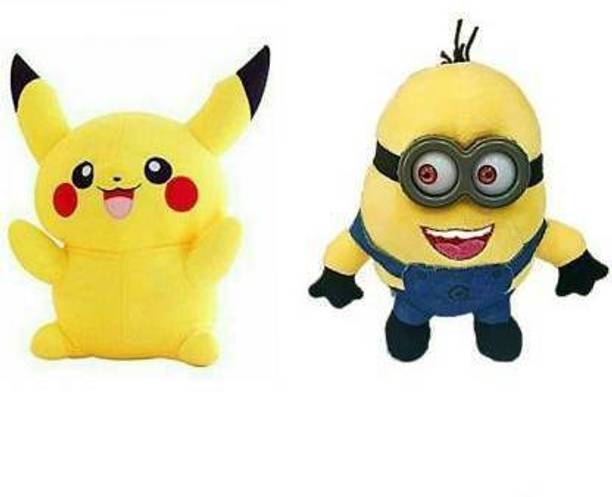 ANKITA ENTERPRISES cute minion-20 cm , cute Pikachu-30 cm  - 20 cm