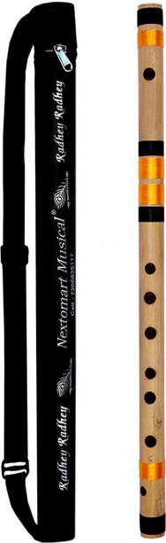 NEXTOMART Musical Flutes Bamboo Flutes C Natural 7 Hole...