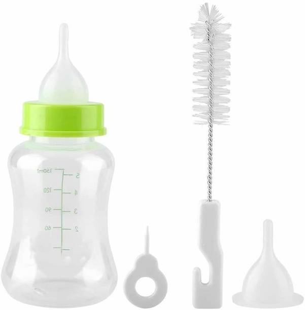 Petlicious & More Pet Nursing Kit Milk 150 ml with Extra Nipple, Bottle Cleaner and Hole Pin Pet Nursing Kit