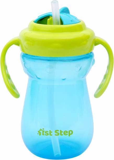 1st Step 360ml BPA Free Polypropylene Straw Sipper With Twin Handles