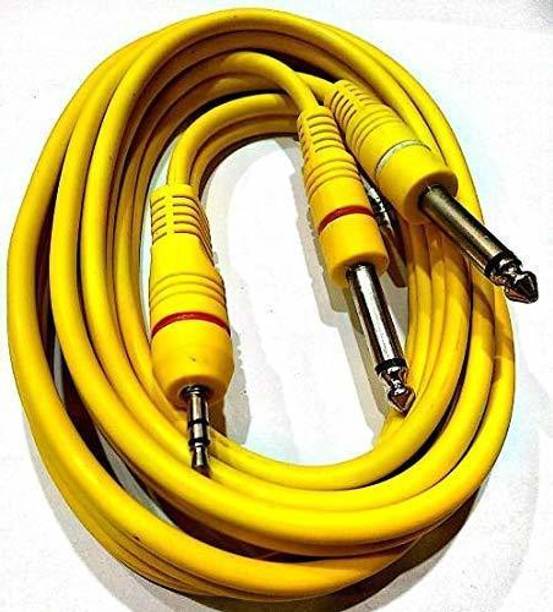 Hybite AUX Cable 1.5 m Stereo 3.5 MM to Dual 6.5 MM TRS Mono Aux Cable