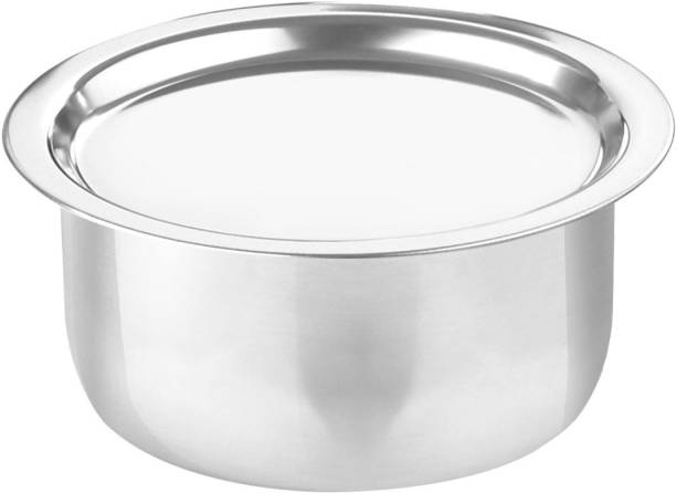 MILTON Pro Cook Triply Stainless Steel Tope With Lid Tope with Lid 1.1 L capacity 14 cm diameter