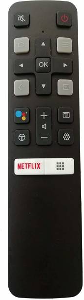 hybite TCL Universal Remote for Smart HD TV without Voice Function /Google Assistant and Non-Bluetooth remote With NETFLIX Hotkey TCL /iFFALCON Led Remote Controller