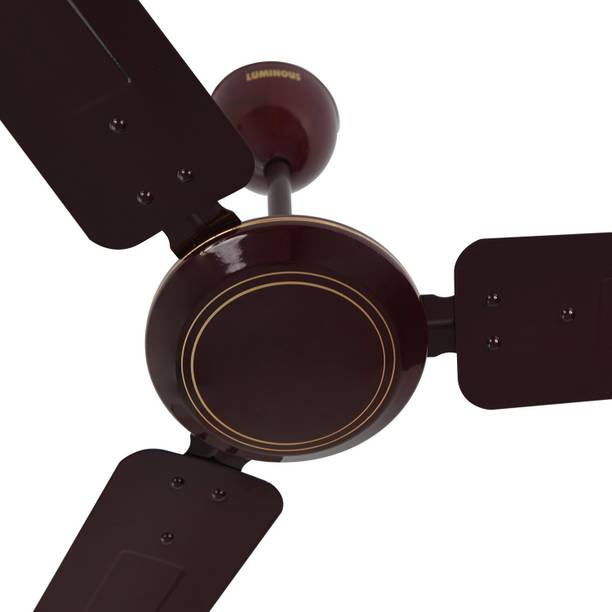 LUMINOUS Morpheus Brown 1200 mm 3 Blade Ceiling Fan