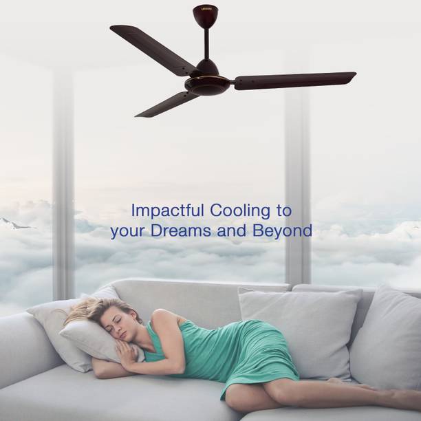LUMINOUS Morpheus Brown 1200 mm 3 Blade Ceiling Fan