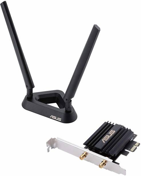 ASUS PCE-AX58BT Wi-Fi 6 Router 2.4 GHz, 5 GHz 2976 Mbps Wifi Speed Dual Band Internal & External Antenna Ethernet (Cable Broadband)