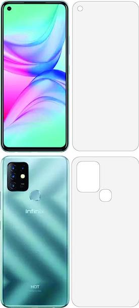 Firstkart Front and Back Tempered Glass for Infinix Hot 10