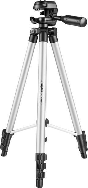 DIGITEK DTR 455 LT Tripod For DSLR, Camera & Smartphone |Operating Height: 4.26 Feet | Load Capacity: 3 kgs | Lightweight & Sturdy Tripod with 3 Way Head Adjustable Pan. (DTR 455 LT) Tripod