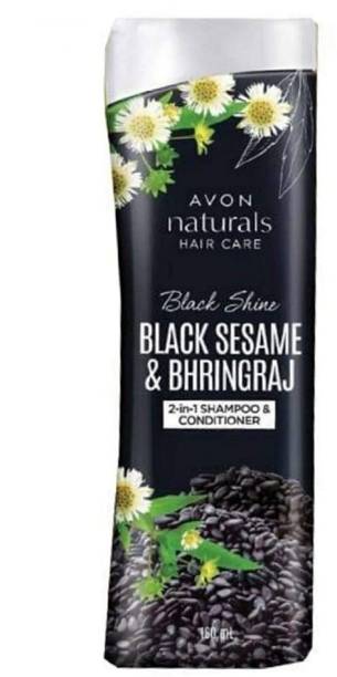 AVON Black Shine Bhringraj 2-in-1 Shampoo & Conditioner