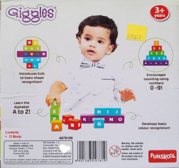 FUNSKOOL LEARNING BLOCKS , EDUCATIONAL TOY FOR KIDS