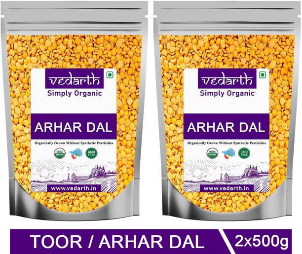 Vedarth Organic Toor/Arhar Dal (Split)