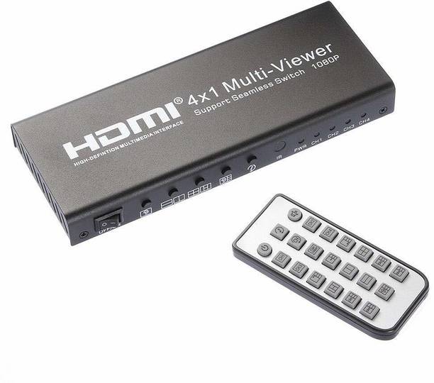 Tobo HDMI 4x1 Quad Multi-Viewer with Four HD Screen Segmentation Media Streaming Device