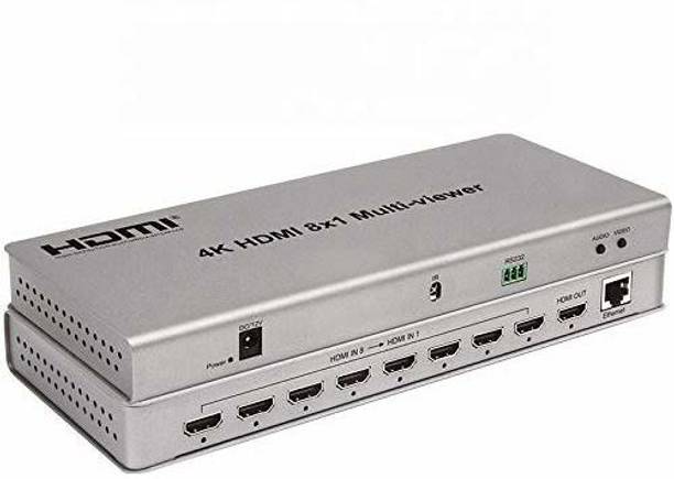 Tobo 4K HDMI 8x1 Multi-View HDMI Switcher 8 in 1 Splitter Display Media Streaming Device