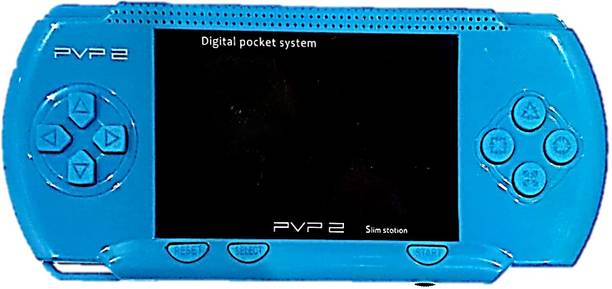 Clubics New PVP 2 Video Game Console - 8bit PVP2 (Lite Blue) 1 GB with Super Mario 1 GB with Super Mario Limited Edition