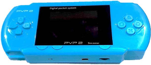 Clubics PVP2 Video Game - Gaming Console 8bit for Kids (Lite Blue) with Super Mario, Contra 1 GB with Super Mario 1 GB with Super Mario Limited Edition
