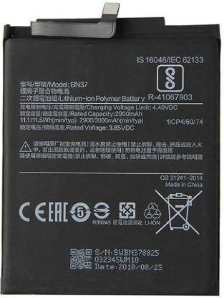 RUTIGH ONLINE SELLING Mobile Battery For  REDMI XIAOMI 6 BN37 Compatible A Grade MI 6A BATTERY REDMI XIAOMI 6 BN37